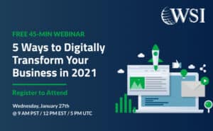 WSI Digital Transformation Webinar Description