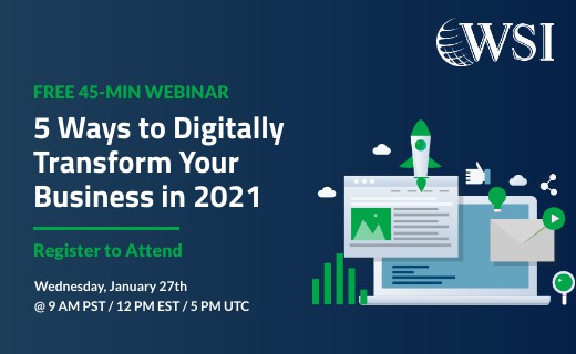 WSI Digital Transformation Webinar Description